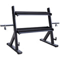 EliteBloom Dumbbell Rack/Home Commercial Fitness Equipment Storage Rack/Fixed Dumbbell Display Rack,Black