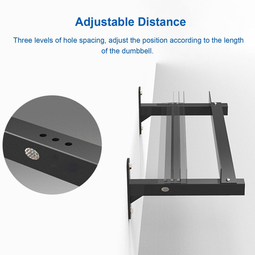 UYCVT Adjustable Dumbbell Display Rack Only, Black Weight Storage Organizer Holder, Commercial Retail Store Fitness Room Studio Use