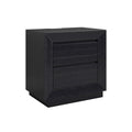 Signature Design by Ashley Londer Casual Nightstand with USB Ports, Black