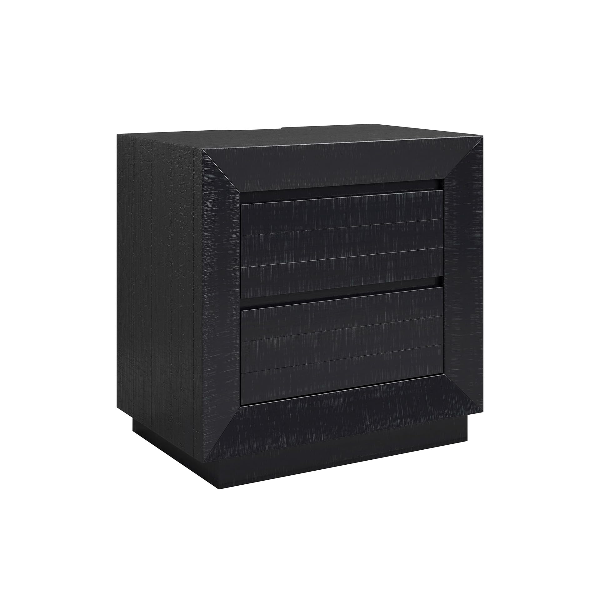 Signature Design by Ashley Londer Casual Nightstand with USB Ports, Black
