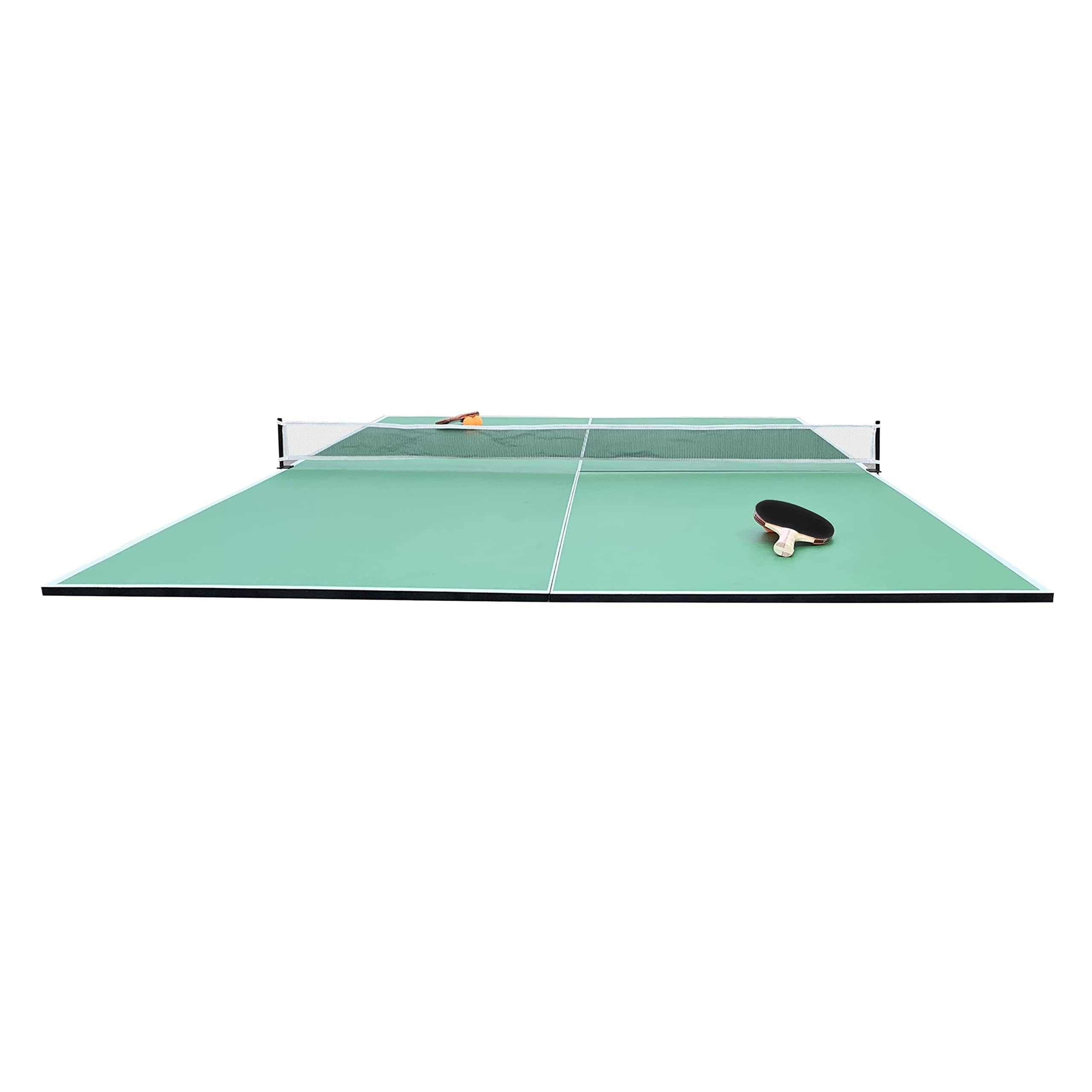 RACK Virgo Table Tennis Conversion Top for Billiard/Pool Table (Green) – Full-Size 4-Piece Folding Ping Pong Table, Pool Table Tennis Top, Foldable Table Tennis Table