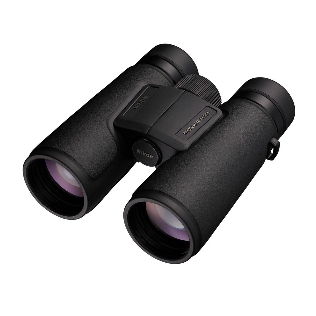 Nikon Monarch M5 10x42 Binocular Bundle with Nikon Lens Pen and Harness - Compact, Lightweight, High Powered Binoculars for Adults for Hunting, Bird Watching, and Hiking Essentials (3 Items)