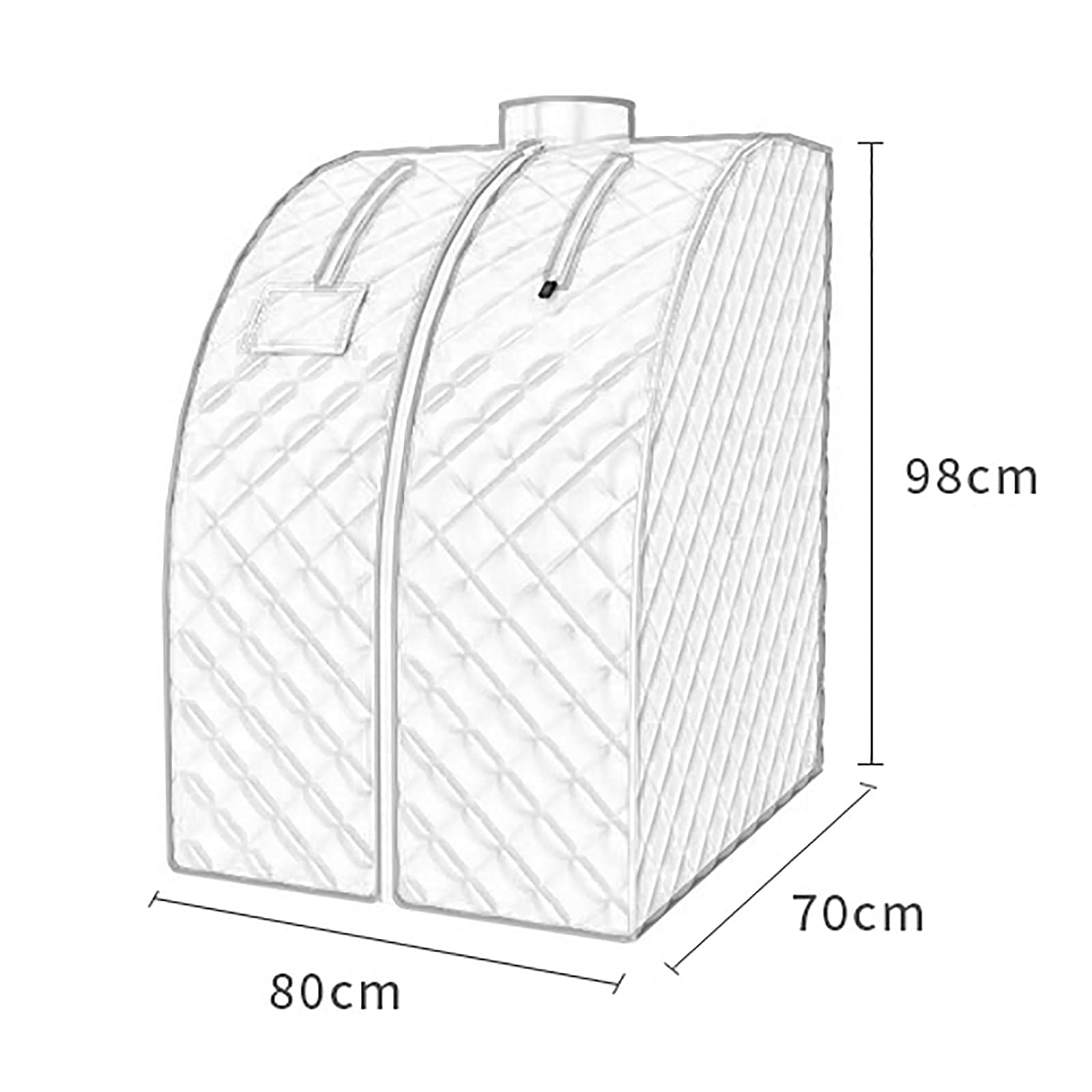 Portable Steam Sauna Spa Indoor Sauna Tent Remote Control 60 Minute Timer Included One Person Sauna for Therapeutic Relaxation at Home