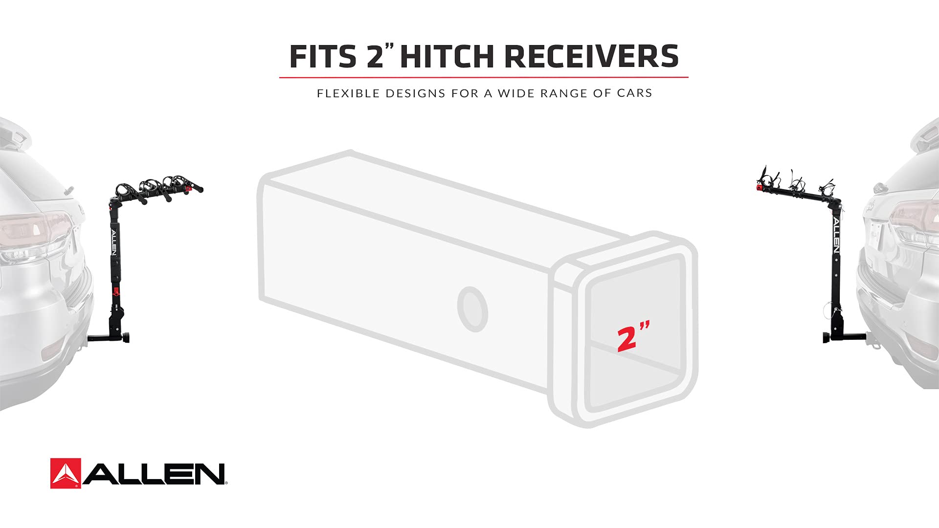Allen Sports Premier Locking Quick Release 5-Bike Carrier for 2 in. Hitch, Model QR555