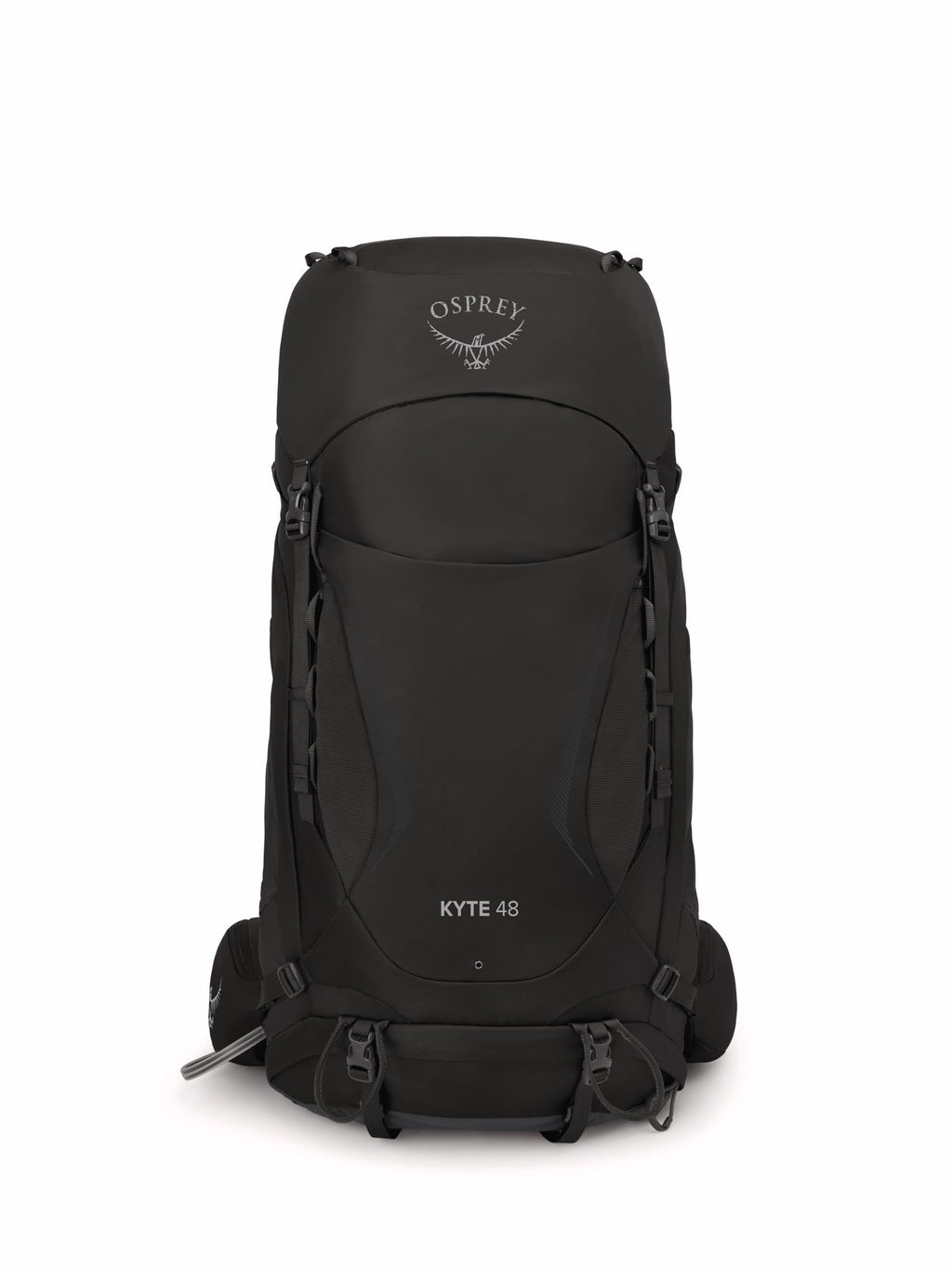 Osprey Kyte 48L Women's Backpacking Backpack with Hipbelt, Black, WXS/S
