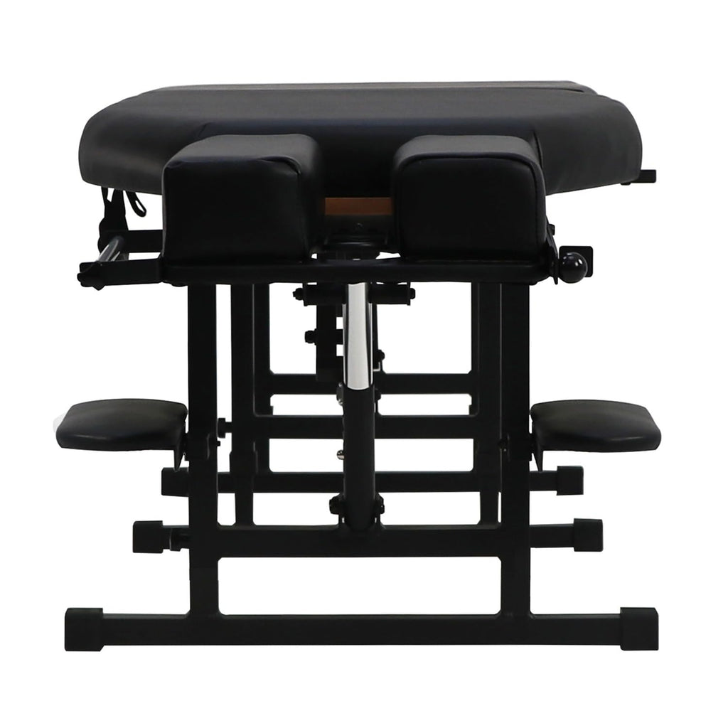 Helsevesen Arena 120 Portable Stationary Chiropractic Table, Thoracic & Pelvic Drops, Foldable Treatment Table with Adjustable Headrest, Height Not Adjustment