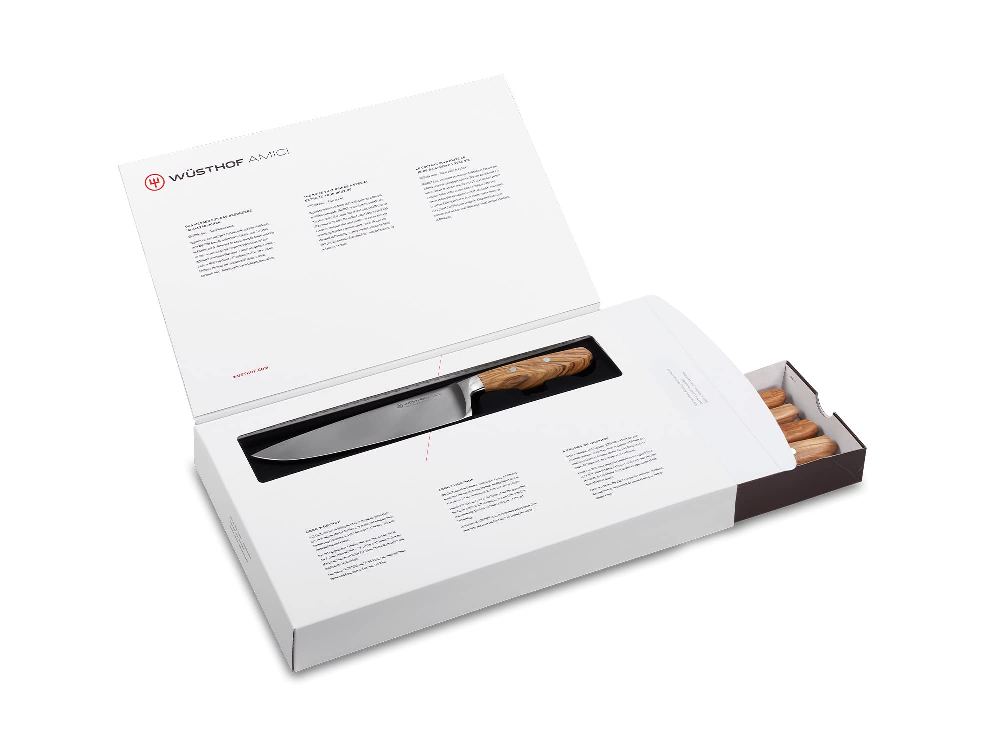 WÜSTHOF Amici 6-Piece Knife Block Set