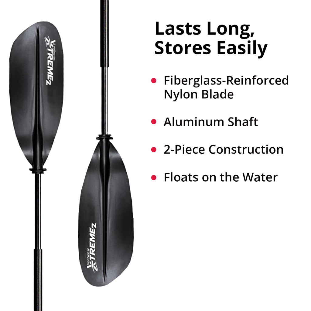 Perception Rambler 13.5 Tandem Kayak + SeaSense XTreme 2 Kayak Paddle