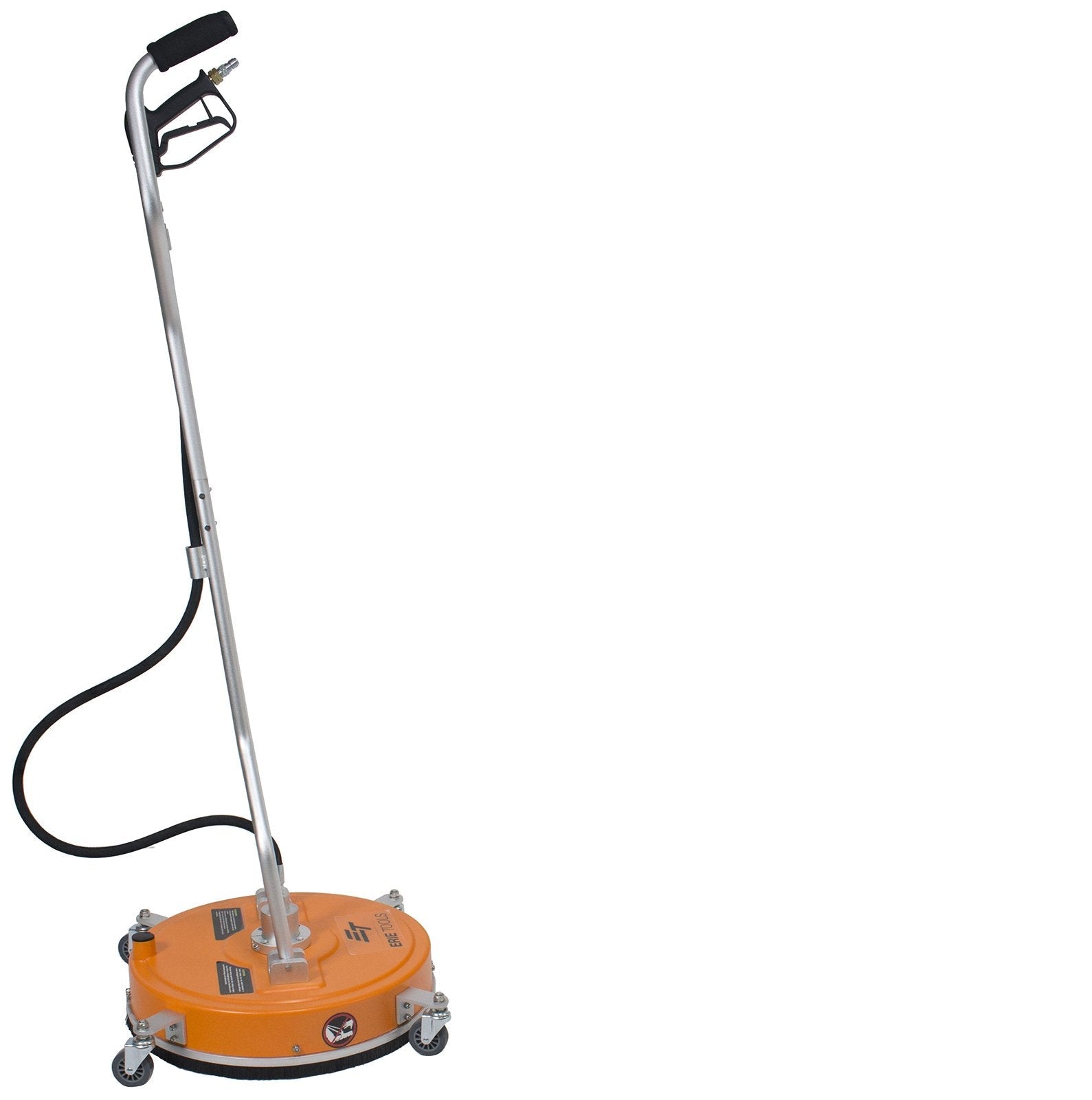Erie Tools 20" Polypropylene Surface Cleaner with Vacuum Port with Wheels and Wand Pressure Washer Attachment 4000 PSI, 10.5 GPM