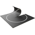 EFFICRAFT 10'x10' Flexi-Roll Wrestling Mat, Martial Arts Thick Mat for Home Gym Exercise, PVC or Inflatable Training Mats with Circles,for Gymnastics, Tatami, Jiu Jitsu BJJ MMA Judo