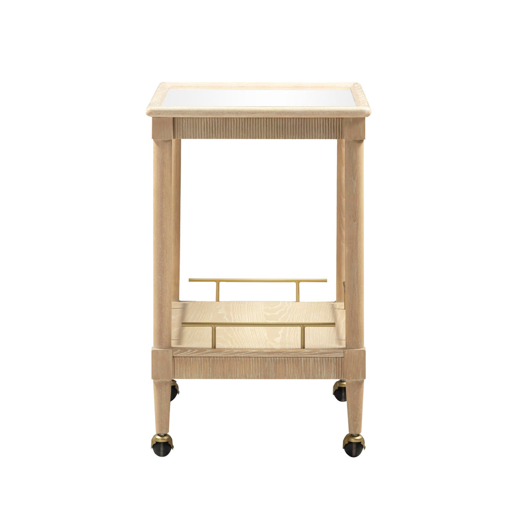 Tov Furniture Slosh Natural Ash Bar Cart