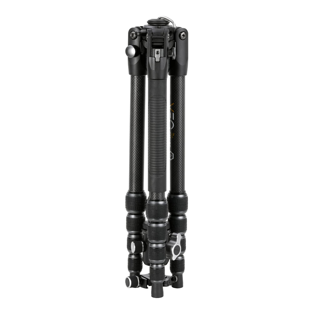 Vanguard VEO3T235CBP Carbon Fiber Travel Tripod with Ball Head, Removeable Pan Handle, and Quick Shoe with Built-in Smartphone Holder
