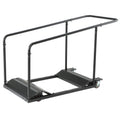 Lifetime Table Storage Cart with Caster Wheels, Black Powder-Coated Steel Frame, Holds 11 Rectangle or 10 Round Tables