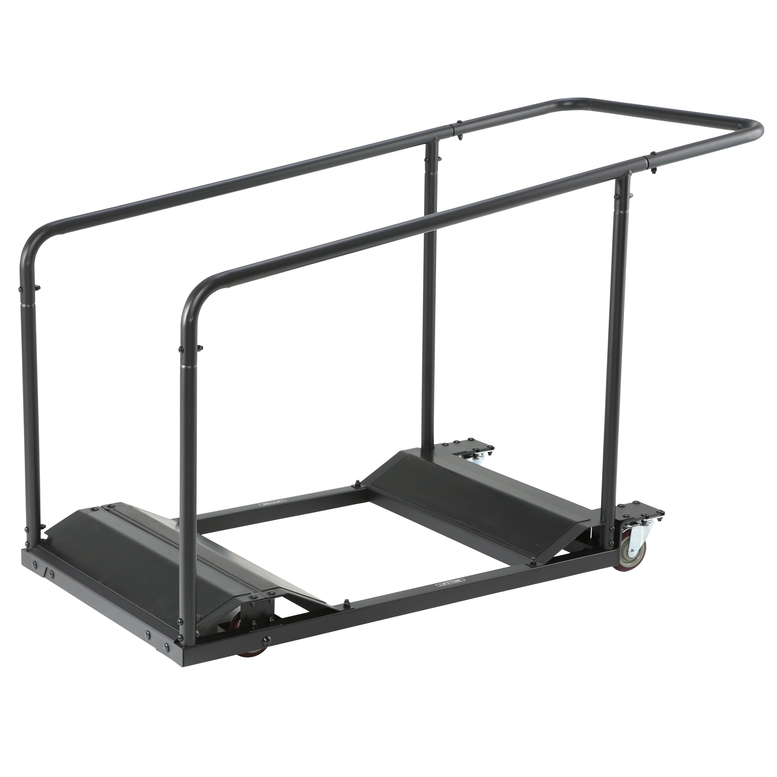 Lifetime Table Storage Cart with Caster Wheels, Black Powder-Coated Steel Frame, Holds 11 Rectangle or 10 Round Tables
