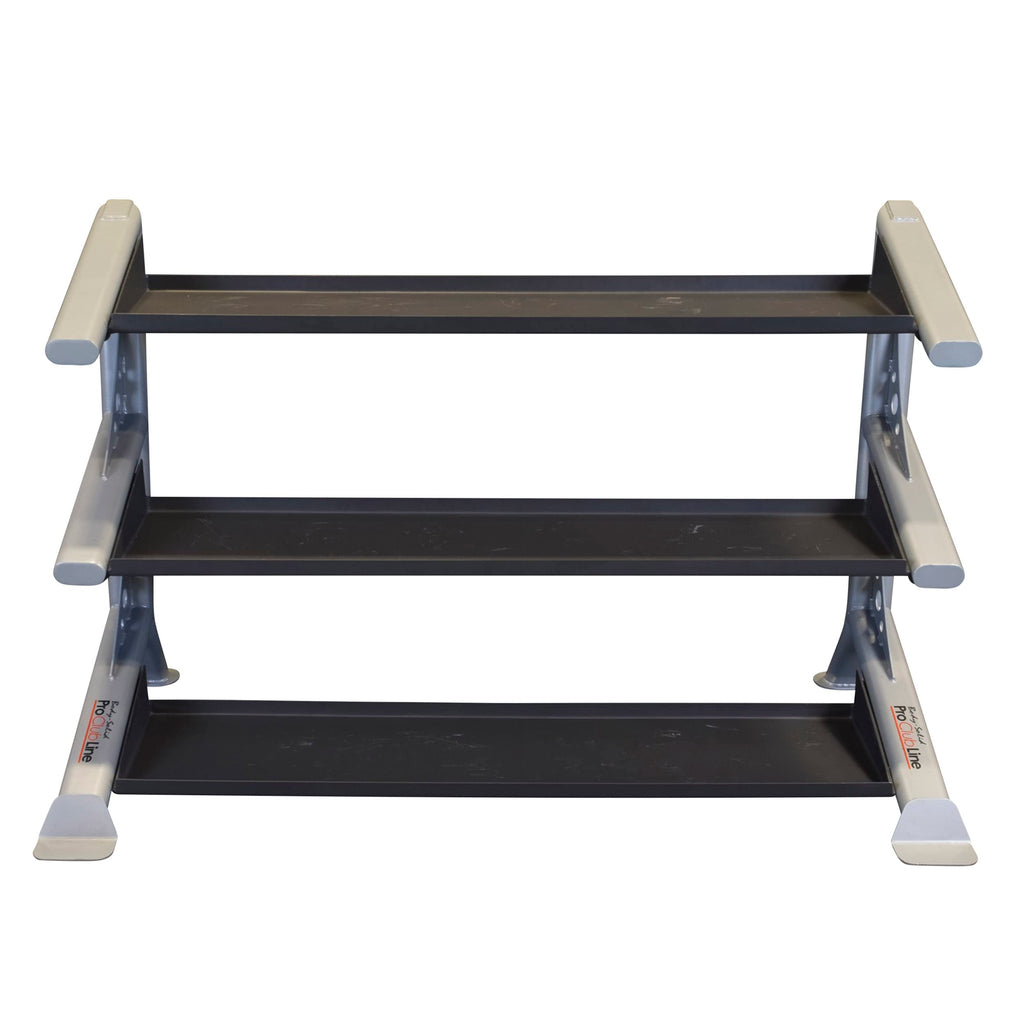 Body-Solid (SDKR1000KB) Pro ClubLine Storage Rack for Dumbbells, Kettlebells and Medicine Balls, Commercial and Home Gym Weight Rack