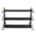 Body-Solid (SDKR1000KB) Pro ClubLine Storage Rack for Dumbbells, Kettlebells and Medicine Balls, Commercial and Home Gym Weight Rack