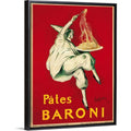 Pates Baroni, 1921 Black Float Frame Canvas Art, Food Artwork