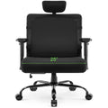 WUDOYO Extra Wide Seat Office Chair for Big and Tall 500lbs, with High Back Adjustable Headrest Lumbar Support Arms Wheels Heavy Duty (Breathable Fabric Seat)