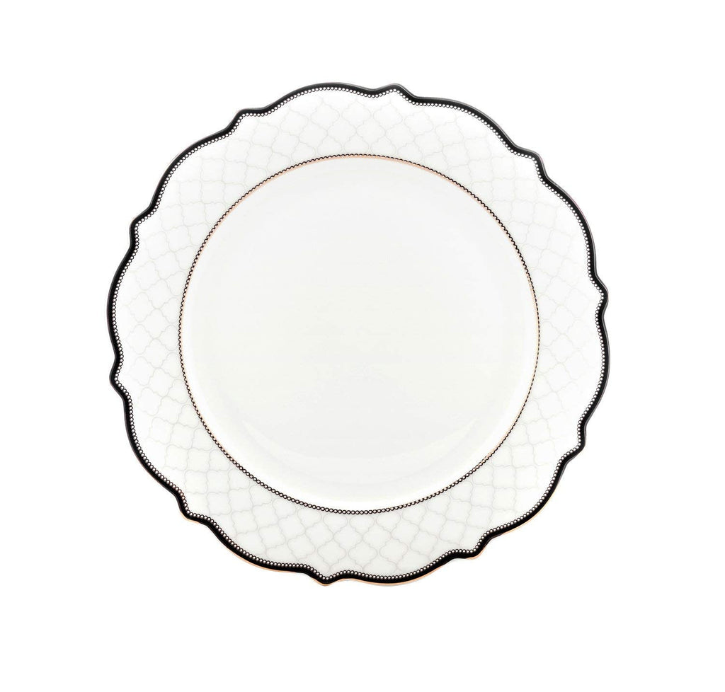Euro Porcelain 57-pc Banquet Dinnerware Set, Luxury Bone China Tableware, Service for 8 (6664-3) 6664-20