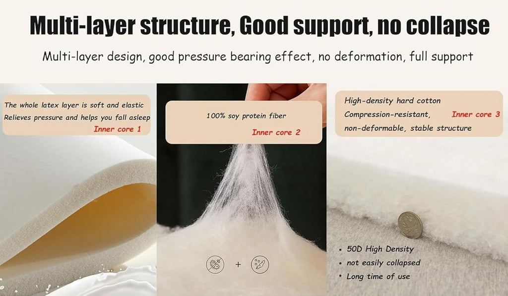 Comfortable Futon Mattress, Japanese Floor Mattress, Thick, Foldable, Roll, Mattress Cover, Tatami, Lounger, Guest Bed for Camping, Sofa or Car, 01, 180 x 200 cm