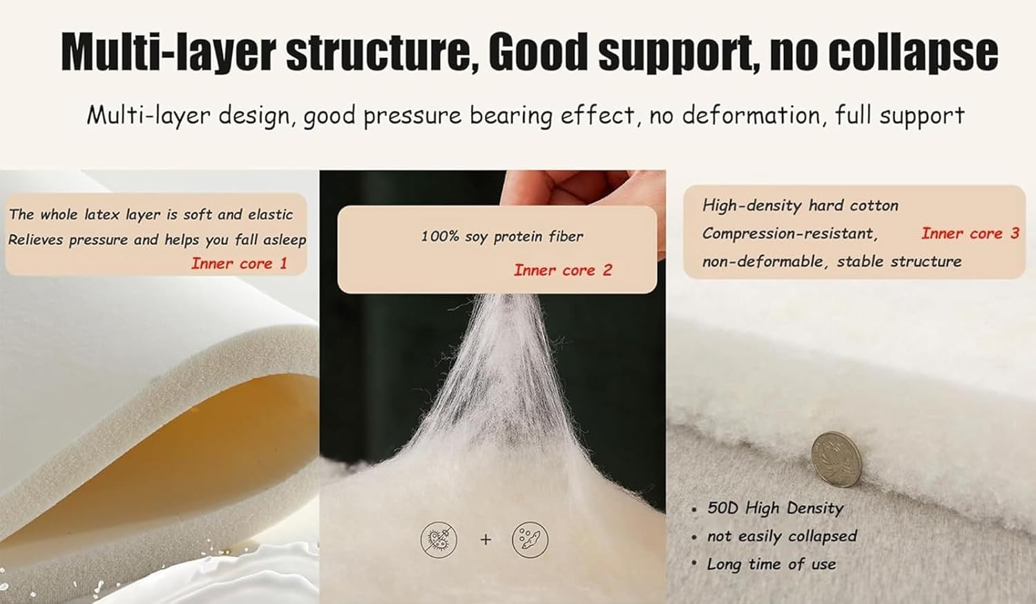 Comfortable Futon Mattress, Japanese Floor Mattress, Thick, Foldable, Roll, Mattress Cover, Tatami, Lounger, Guest Bed for Camping, Sofa or Car, 01, 180 x 200 cm