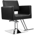 OUTMASTER Barber Salon Hairdresser Chair - Capacity 330 Lbs with Heavy Duty Hydraulic Pump, 360° Swivel Adjustable Spa Beauty Equipment, Hair Stylist Women Man for Barbershop,Home (Black)