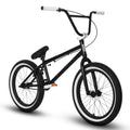 Elite BMX Freestyle Bike, Durable Steel Frame, Available in 16", 18", and 20" Sizes. New Sizes 26" and 29" BMX Bicycles. (Black White, 20")