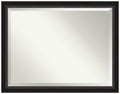 Amanti Art Bronze Wall Mirror 35x45 Trio Oil Rubbed Bronze Rectangle Bathroom Mirror for Wall Decor Living Room, X-Large Traditional Frame, Hangs Horizonally and Vertically, Bathroom Decor, Beveled