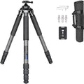 INNOREL Carbon Fiber Tripod for Hunting, 360° Large Ball Head(2.17"), with Arca Swiss Dovetail Mount, 70" Hevy Duty Stable Tripod for Photography and Outdoors, Max Load 77lb/35kg, P364C