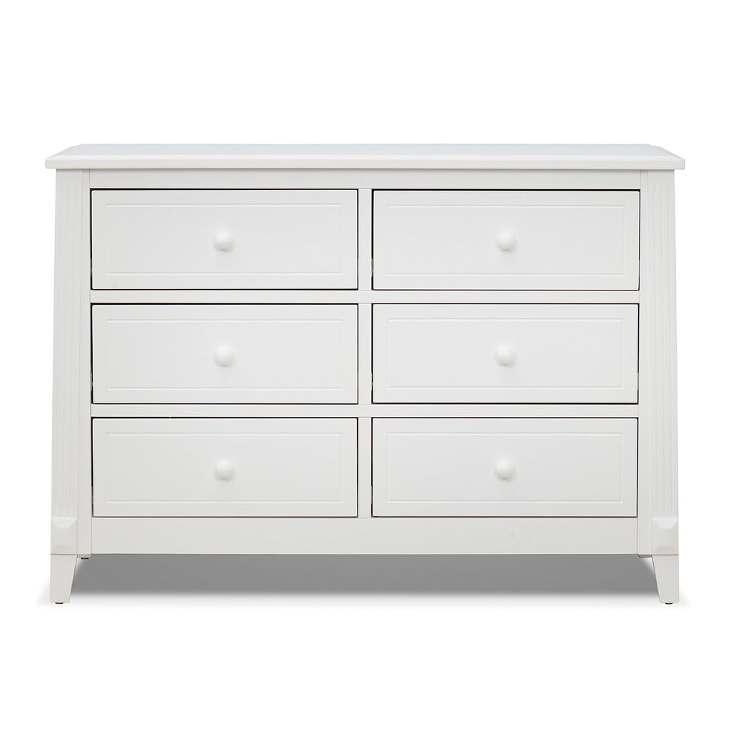 Sorelle Furniture Berkley Baby Dresser – Nursery Furniture with Drawers for Kids' Bedroom, Nightstand for Child’s and Infant Room - White
