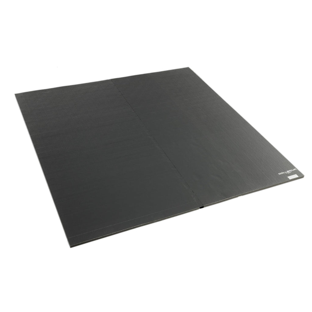 Dollamur 10'x10'x1.25" Jiu-Jitsu Mat, Charcoal Gray, Tatami, FLEXI-Connect®