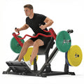 Home Gym Linear Row Machine, Plate-Loaded Smith-Style Back Trainer with Linear Bearings, Compact Multi-Grip Equipment for Small Spaces (Suitable for Beginners & Advanced Lifters)