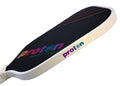 Proton Series Three Raw Carbon Pickleball Paddle - Elongated 16.5" Length, 15mm Honeycomb Core, 8.2oz Lightweight for Spin, Control & Power (Cream)