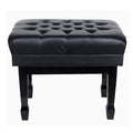 ZOCWJK Piano Stool Dressing Table Stoolwooden Piano Bench Soft Leather Padded Stool Solid Wood Frame Large(