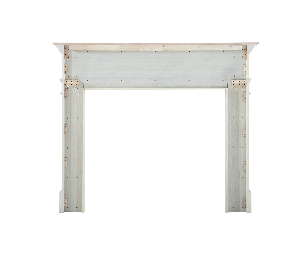 Pearl Mantels ARYB56120 Bold Yet Unpretentious and Homey Wood Mantel Surround, 56", Unfinished