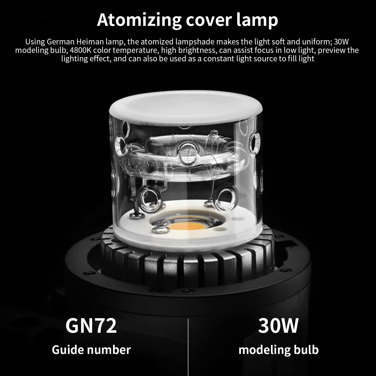 Godox AD400Pro 400Ws Studio Outdoor Strobe Flash Kit, TTL 1/8000s HSS 2.4G GN72 Monolight Light, Lithium Battery with AD-S65S 26"/65cm Godox Mount Grid Softbox, Barn door, Umbrella, Standard Reflector
