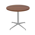SENGLIDA Round Office Table Conference Table Small Dining Table Coffee Meeting Table for Office Boardroom Kitchen Living Room Waterproof Desktop Easy Assembly 31.5 inch