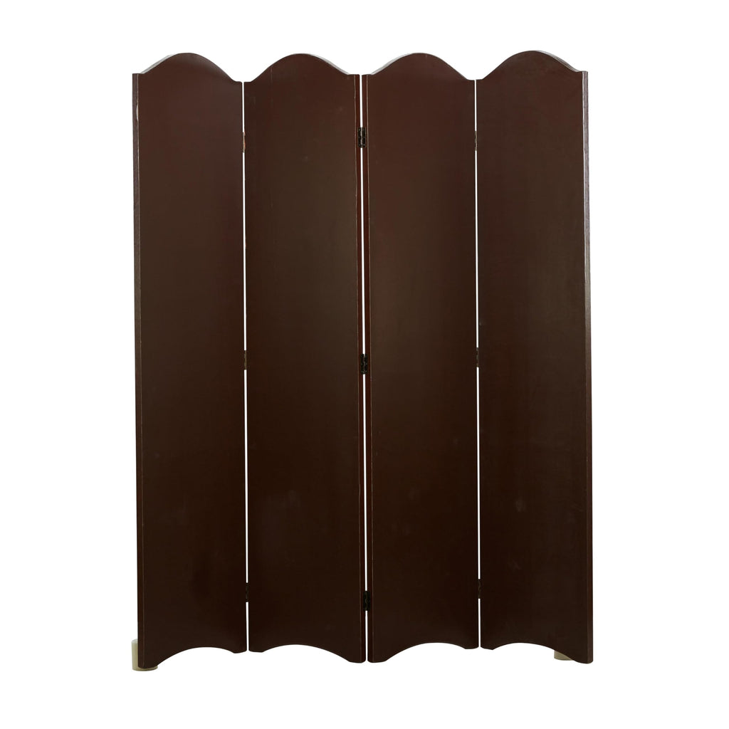 Aspire Dark Brown Four Panel Room Divider