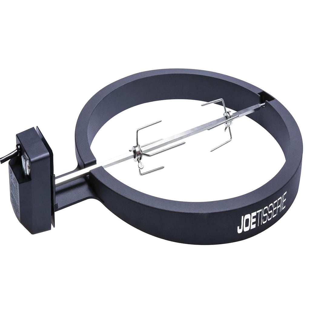 Kamado Joe JoeTisserie Rotisserie Accessory Attachment for 18-inch Classic Joe Grills with Stainless Steel Spit Rods up to 50 lbs of Food, Model KJ-TISSERIENA