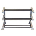 Body-Solid (SDKR1000MB) Pro ClubLine Storage Rack for Dumbbells, Kettlebells and Medicine Balls, Commercial and Home Gym Weight Rack