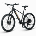 SPATIAL Mountain Bike/Fat Tire, 24/26/27.5/29 Inch Outdoor Cycling Bike, 8/21 Speed Lightweight Aluminum Frame | Dual Disc Brakes, Adjustable Ergonomic Seat for Adult Teens (Black, 27.5'')