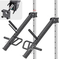 Kipika Power Rack Jammer Arms - Adjustable Height & Angle Lever Arm System for 2x2 Power Cages with 5/8" or 1" Holes - Fits 2-Inch Olympic Plates - 1 Pair (‎for 2" x 2" Racks with 5/8" or 1" Holes)