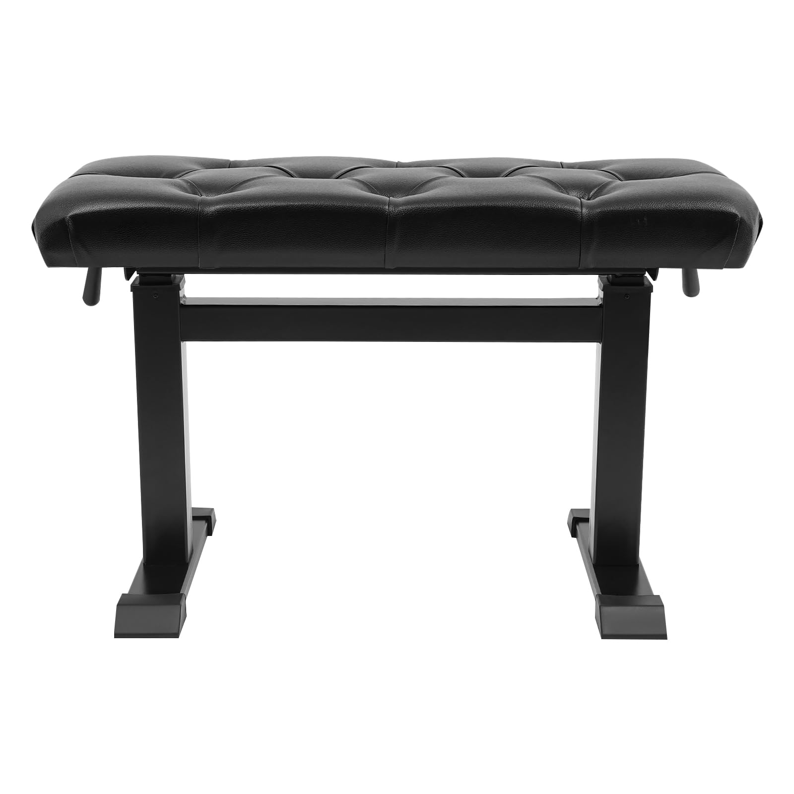 VitaChicuy Height Adjustable Piano Bench Hydraulic Lifting Keyboard Stools with P U Modern Leather Heavy Duty Piano Stool Sponge Lining Music Bench Seat for Bedrooms Living Rooms Entryways