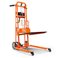 SuperHandy Material Lift Winch Stacker, Pallet Truck Dolly, Lift Table, Fork Lift, 330 Lbs 40" Max Lift w/ 8" Wheels, Swivel Casters [Patented]