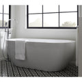 Miseno MNO6030SFSO 59" Free Standing Acrylic Soaking Tub with Center Drain - White