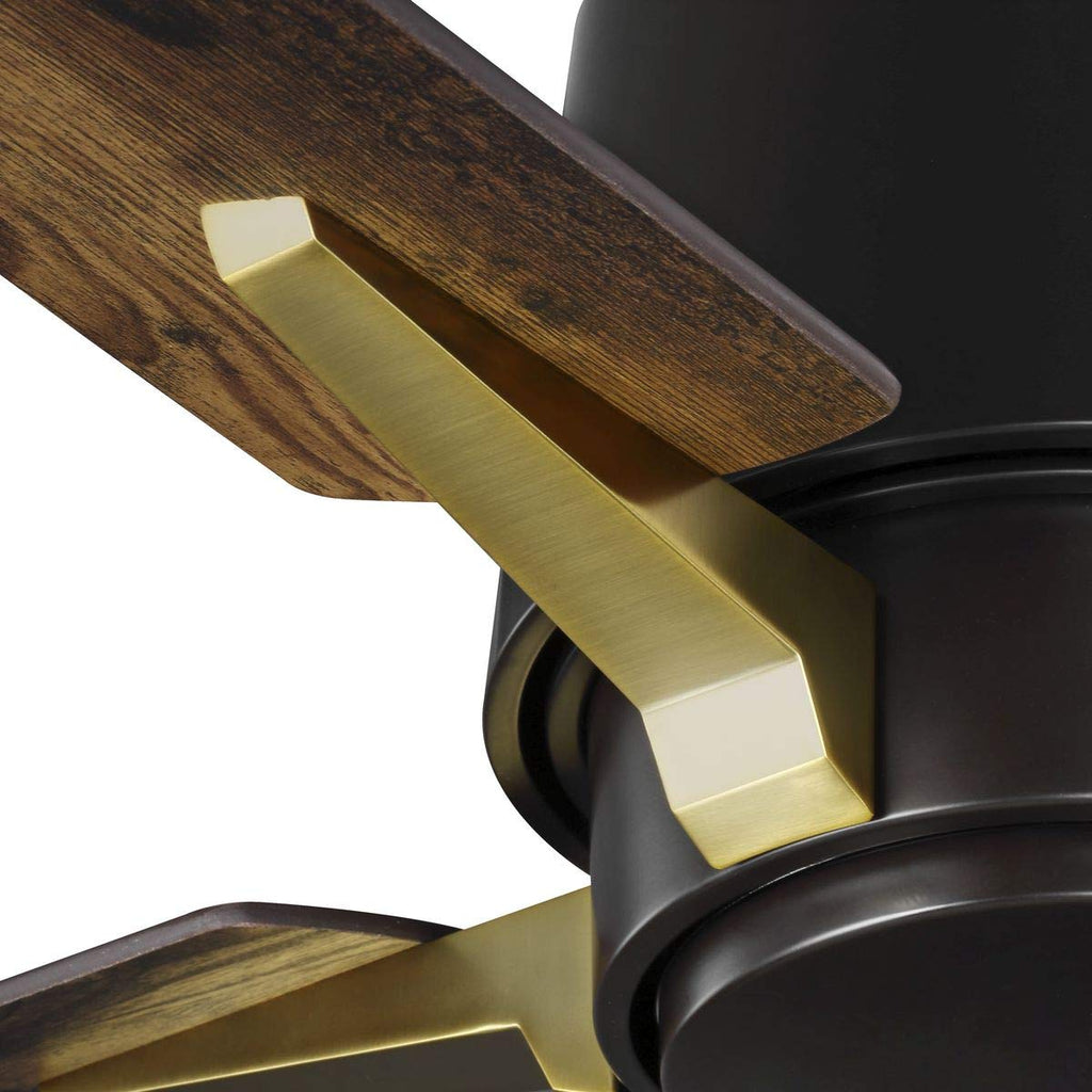 Progress Lighting Lindale Collection 52" Four-Blade Architectural Bronze Ceiling Fan