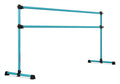 VITA Barre Portable Freestanding Double Ballet Barre, Prodigy, 8 Ft Bars, Teal | Adjustable Height, USA Made, Home or Gym Exercise Equipment for Kids & Adults | Dance, Fitness, Pilates