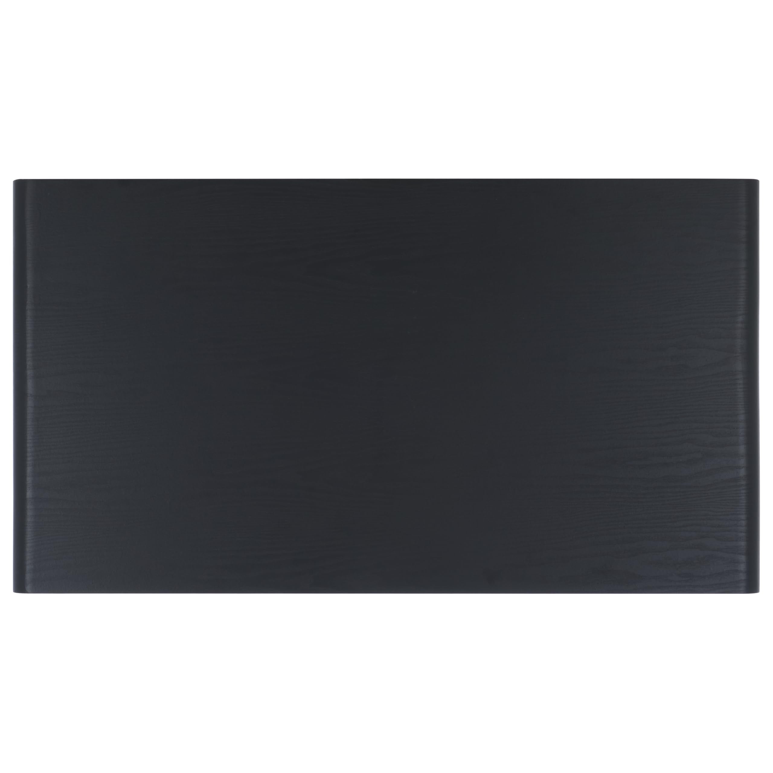 SAFAVIEH Home Collection - Arsenio Coffee Table, Black Finish with Lower Shelf (COF3100B)
