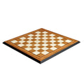The House of Staunton Standard Traditional Chess Board - 2.25" (Olivewood & Bird's Eye Maple - Satin Finish)