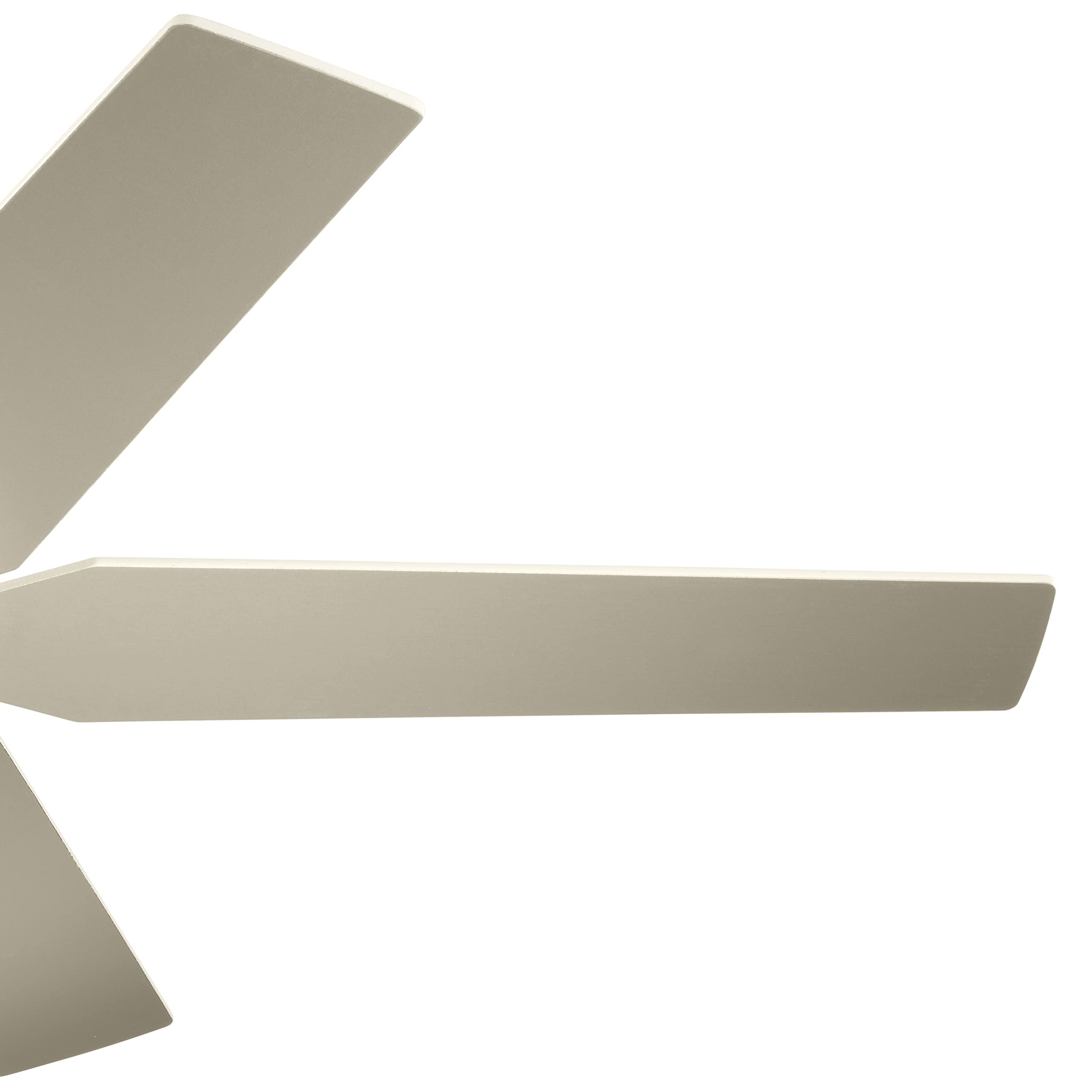Kichler Maeve 52 inch LED Ceiling Fan with Satin Etched Cased Opal Glass in Matte White with Matte White Blades